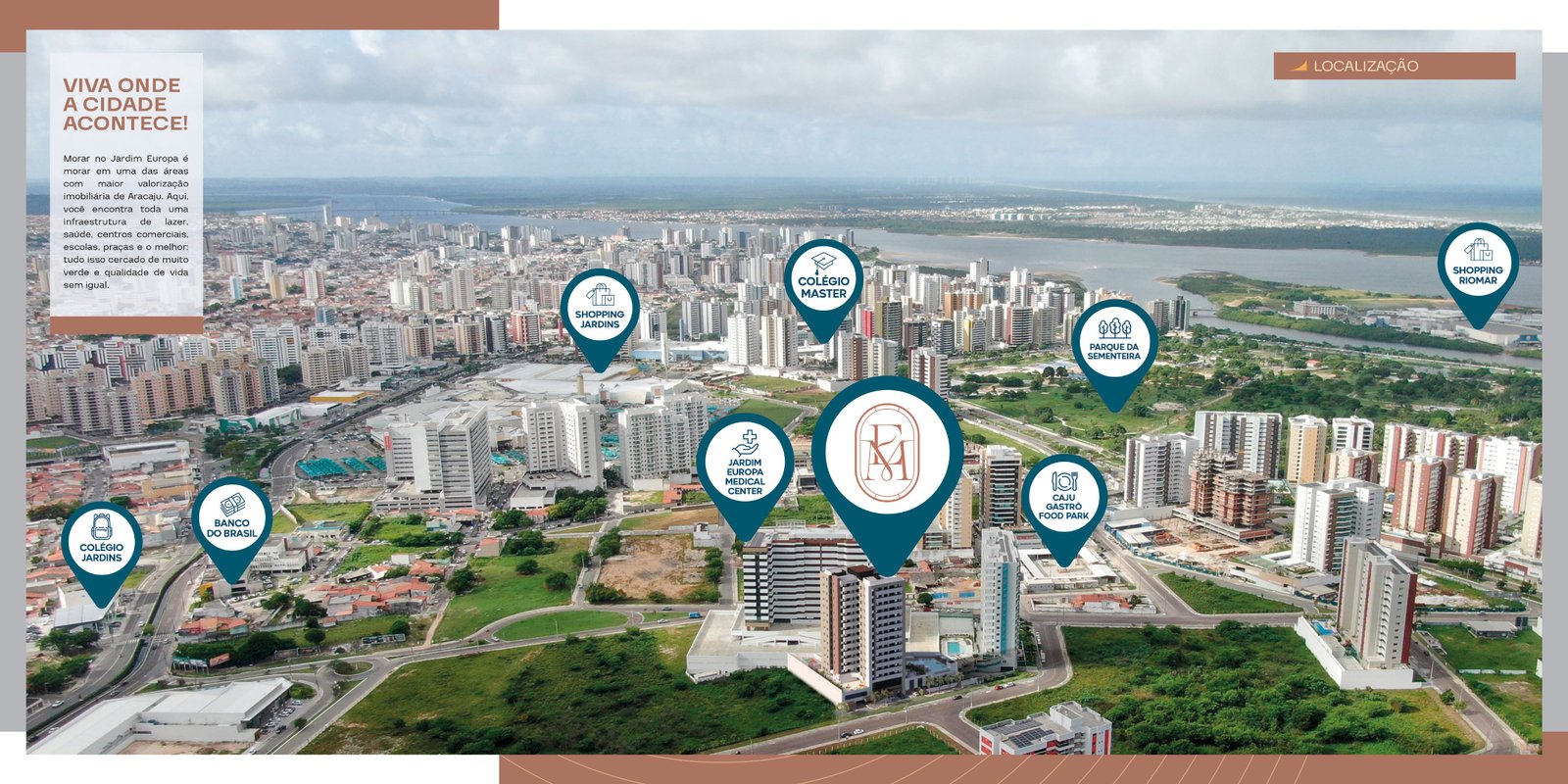 Localização aérea do empreendimento — mapa do Jardim Europa