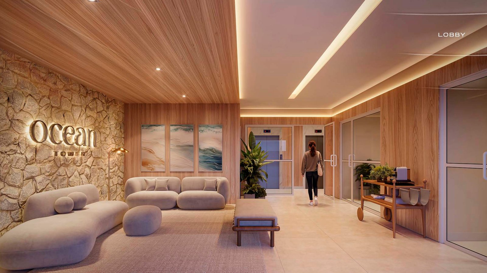 Lobby do Ocean Tower